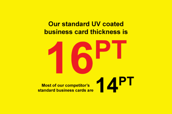 Business Card Notice 16pt