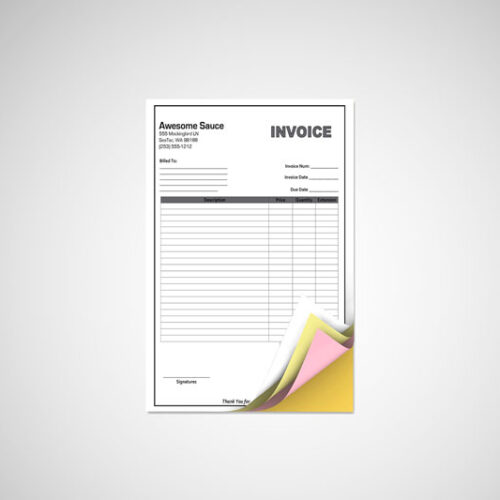 NCR sample 8.5x5.5