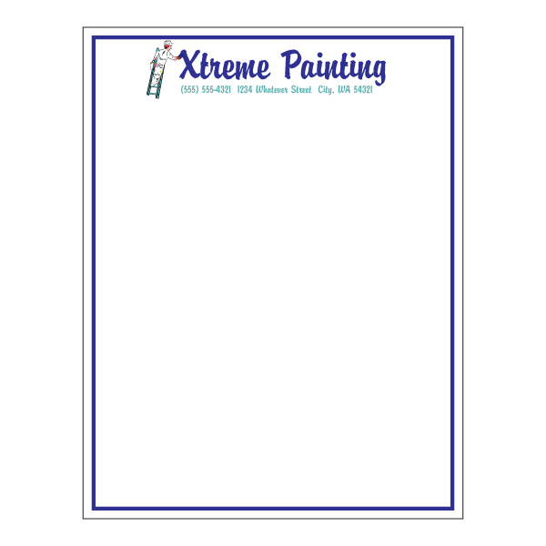 Letterhead sample