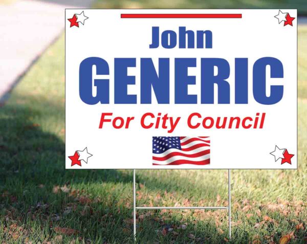 Custom Yard Sign Political