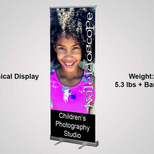 Retractable banner display sample Kids