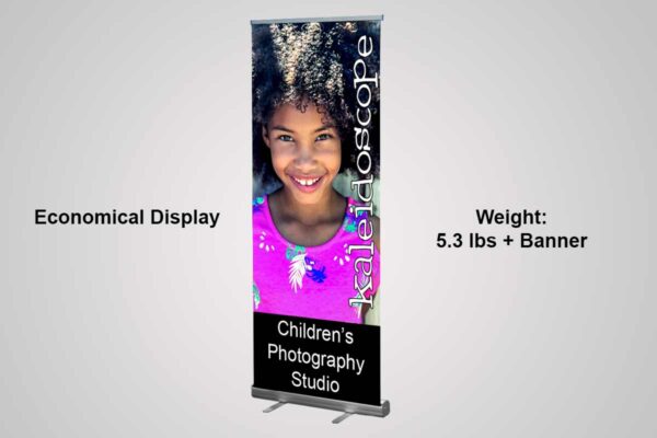 Retractable banner display sample Kids